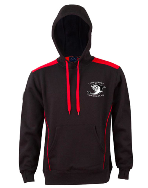 LAKE ALBERT Croxton Hoodie ADULTS Black/Red