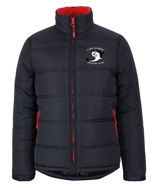 LAKE ALBERT Puffer Jacket ADULTS Black/Red