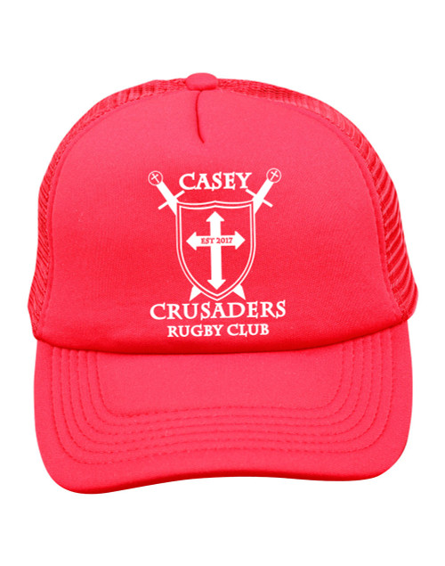 CASEY CRUSADERS Trucker Cap Red