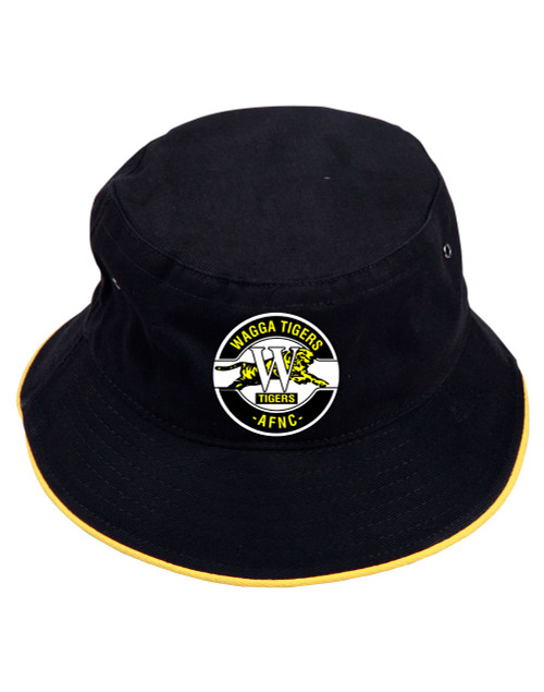 WAGGA TIGERS Bucket Hat UNISEX Black/Gold