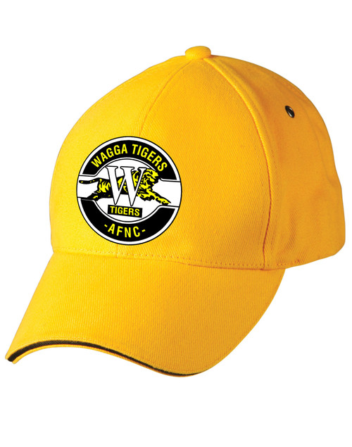 WAGGA TIGERS Peak & Trim Cap Yellow/Black
