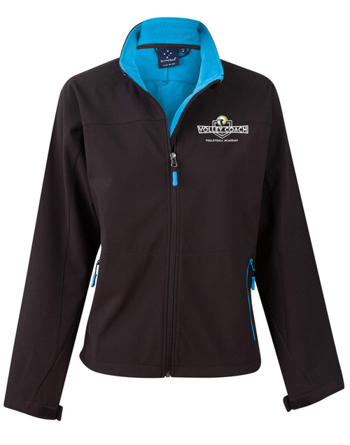 VOLLEY COACH VOLLEYBALL ACADEMY Jacket MENS Black/Aqua