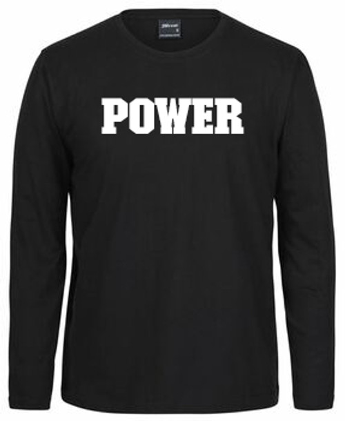 WONTHAGGI POWER FNC Long Sleeve Tee Shirt KIDS Black