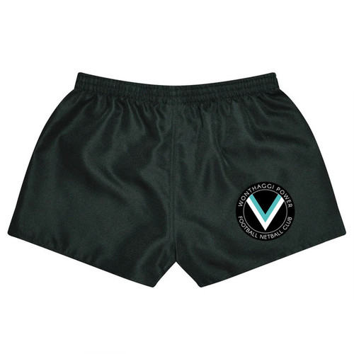 WONTHAGGI POWER FNC Sports Shorts ADULTS/KIDS Black