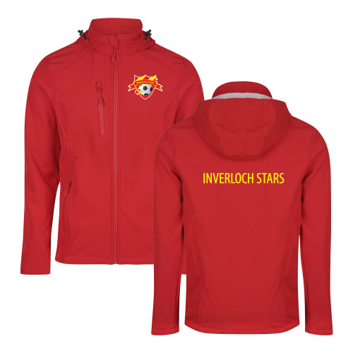 INVERLOCH STARS Jacket Softshell MENS/KIDS Red