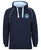 GLEN EIRA FC SUPPORTER Contrast Fleecy Hoodie ADULTS Navy/Sky Blue