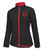 CLYDE STALLIONS Water Resistant Softshell LADIES Black/Red