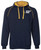DUDLEY PARK BOWLS Contrast Fleecy Hoodie ADULTS Navy/Gold