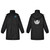 GLEN EIRA FC SUPPORTER LONGLINE STADIUM FLEECE JACKET UNISEX BLACK