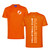 OAKLEIGH VOLLEYBALL Tee Shirt MENS/ KIDS ORANGE