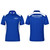 VOLLEY COACH VOLLEYBALL ACADEMY Member/Supporter Polo UNISEX Royal/White