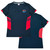 SOUTHERN FM 88.3 Tee Shirt LADIES Navy/Red