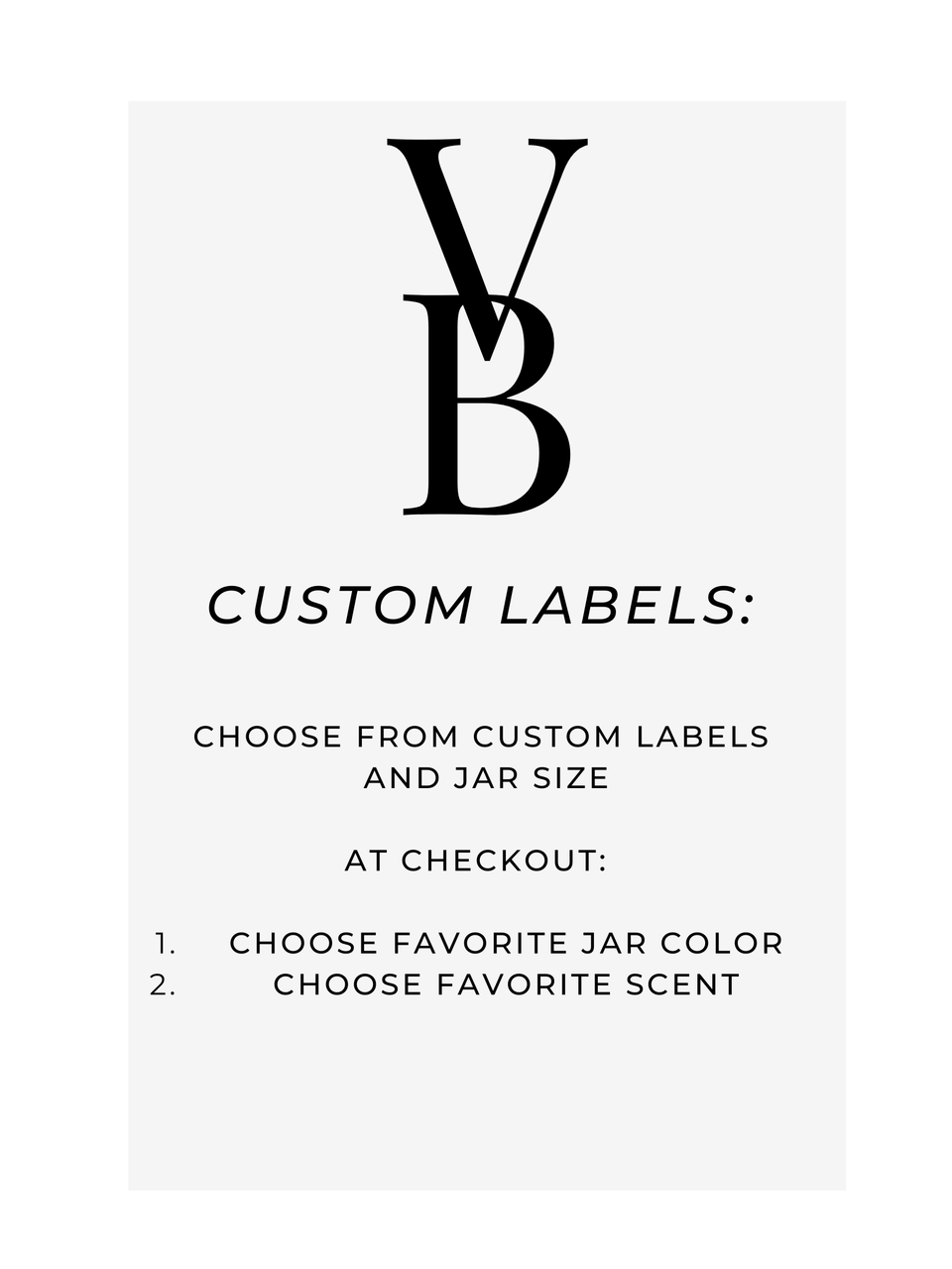 CUSTOM LABELS CUSTOM LABELS