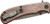 Browning Rivet Folder Knife with Stainless Steel Blade and Copper Handle