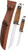 Case Knives Leather Hunter Two with Two Stainless Steel Blades and Leather Handle
