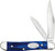 Case Knives Blue Pearl Peanut Pocket Knife - Stainless Steel Blade, Kraton Handle Case Knives Blue Pearl Peanut Pocket Knife - Stainless Steel Blade, Kraton Handle