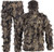 Titan 3D Leafy Suit L/XL RealTree Timber - Long Sleeve Hunting Apparel with Pockets and 18-Inch Zipper