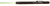 Streamlight Stylus 3 Green LED Pen Light - Compact Aircraft-Grade Aluminum Body, 11 Lumens, IPX4 Water-Resistant