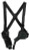 Michaels V-Shoulder Holster for Medium and Large Revolvers - Black, Part #8303-1