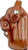 Bond Arms Clip Holster for Cowboy Defender and Other 3.5-Inch Handguns - Tan Leather, Right-Hand Fit