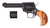 Heritage 22LR/WMR Combo Revolver with 4.75-inch Blued Steel Barrel and Wood Grip