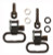 Grovtec GTSW23 Swivel Set with Two Locking Swivels for Firearms and Equipment