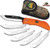 Outdoor Edge Razor Blaze 3.5" Folding Knife with 6 Replacement Blades and Non-Slip Handle