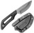 Outdoor Edge Pivot 2.5-Inch Fixed Blade Knife with Rotating Sheath System