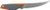 Outdoor Edge Vantex 5-Inch Boning Knife with Sheath, Stainless Steel Blade and Orange Rubber Overmolded Handle