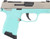 SIG P365 Micro Competition 380 ACP Pistol with Turquoise Frame and Nickel Slide