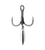 Rapala VMC BLD Hybrid Treble Short Shank, Black Nickle Finish, Size #4