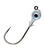Z-Man RedFisheye Jig Head 3/8 oz Pearl – Durable Jigging Head for Freshwater and Saltwater Fishing REJH38-02PK3