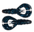 Z-Man Fishing Products HCR-02PK3 Hella Crawz 3.75-Inch Black and Blue Soft Plastic Lures, 3-Pack HCR-02PK3