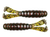 Z-Man Fishing Products GT375-18PK4 Goat 3.75-Inch Watermelon Red Soft Plastic Baits - 4 Pack GT375-18PK4