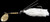 Hildebrandt HildeSnagless Sally 3/8 inch Gold/White Nylon Fish Hook