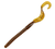 Berkley Power B Worms 7-Inch Green Pumpkin Soft Plastic Baits, 13-Pack