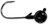 Strike King SK Tour Grade Jig Head Black (Part Number: TGSH316-1)