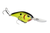 Strike King SK 6XD Hard Knock Lure with Chartreuse and Black Back - Part Number HC6XDHK-535