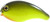 Strike King SK Bitsy Mino 1/8 oz Black and Chartreuse Fishing Lure, Part Number HCBPM-535