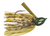 Strike King SK HA Fluorocarbon Flipping Jig 3/8 oz Blue Craw