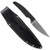 Case Cutlery Hunter CT2 Black Carbon Fiber Weave Knife with Sheath - Model 76936