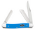 CASE Cutlery Model M Stockman Knife with 3-3/8-Inch Light Blue Synthetic Handle