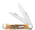 CASE Cutlery 65329 Trapper Knife with 4 1/8 Inch Blade and 2 Blades, 6.5 Inch Bone Stag Handle