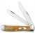 Case Cutlery Trapper Knife with 4 1/8-Inch Satin Antique Bone Handle – Part #58182