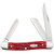 CASE Cutlery Model 31951 3.75-Inch Lockback Knife with Dark Red Bone Handle