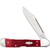 CASE Cutlery Peach Seed Jig Copperlock Pocket Knife 4.25 Inches with Dark Red Bone Handle - Part Number 31946 CASE Cutlery Peach Seed Jig Copperlock Pocket Knife 4.25 Inches with Dark Red Bone Handle - Part Number 31946