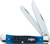 Case Cutlery Trapper 2-Blade Pocket Knife with 4 1/8-Inch Blue Bone Handle - Part #02800
