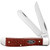 CASE Cutlery M Trapper 2-Blade Pocket Knife with Red Burlap Micarta Handle - Part Number 12271