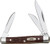 CASE Cutlery Small Stockman Pocket Knife with 3 5/8-Inch Blade, Brown Handle - Model 00081