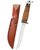 CASE Cutlery Utility Hunter 5-Inch with Leather Sheath CASE Cutlery Utility Hunter 5-Inch with Leather Sheath